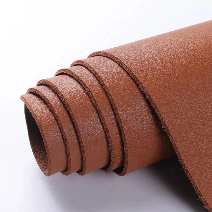 Customized Auto Upholstery Leather Nappa Grain Microfiber Leather Manufacture Faux Nappa Vinyl Leather For Sofa Car Seat Aviation Yachts